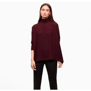 Babaton Aritzia Hamish Mock Neck Oversized Sweater Blouse size XS